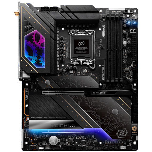 ASRock Z890 Taichi [マザーボード Intel Z890/LGA1851/DDR5/Thunderbolt 4/5GbE + 2.5GbE/Wi-Fi 7/ATX]