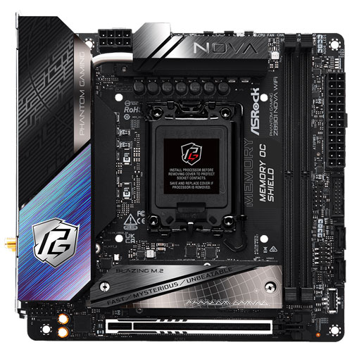 ASRock Z890I Nova WiFi [マザーボード Intel Z890/LGA1851/DDR5/Thunderbolt 4/5GbE/Wi-Fi 7/Mini-ITX]