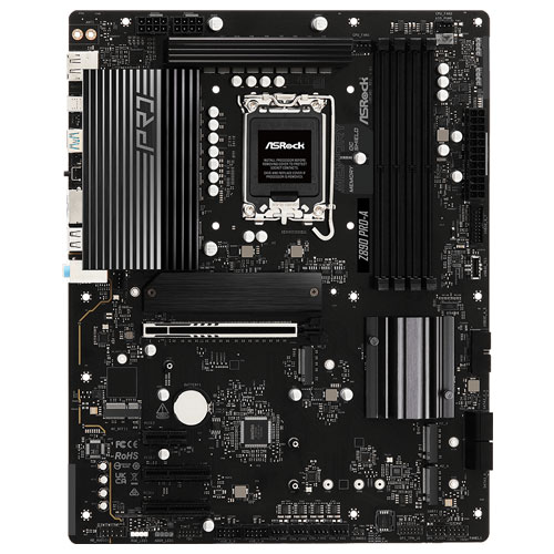 ASRock Z890 Pro-A [マザーボード Intel Z890/LGA1851/DDR5/Thunderbolt 4/2.5GbE/ATX]