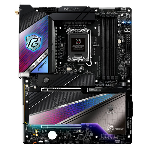 ASRock Z890 Nova WiFi [マザーボード Intel Z890/LGA1851/DDR5/Thunderbolt 4/5GbE + 2.5GbE/Wi-Fi 7/ATX]