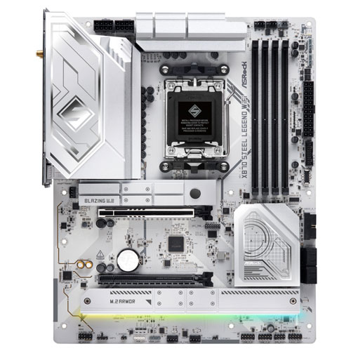 ASRock X870 Steel Legend WiFi [マザーボード AMD X870/Socket AM5/DDR5/USB4/2.5GbE/Wi-Fi 7/ATX]