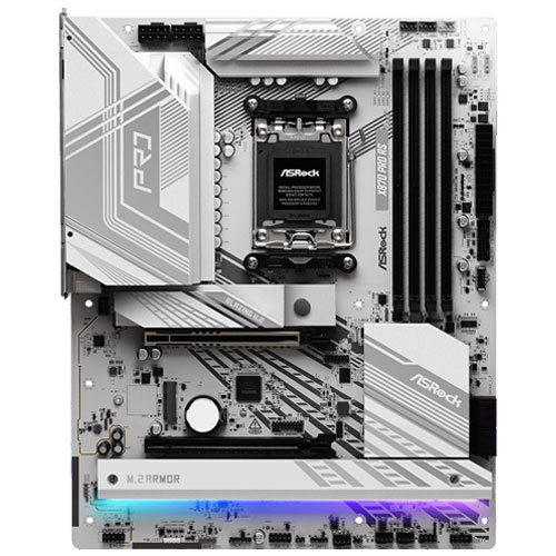 ASRock X870 Pro RS [マザーボード AMD X870/Socket AM5/DDR5/USB4/2.5GbE/ATX]