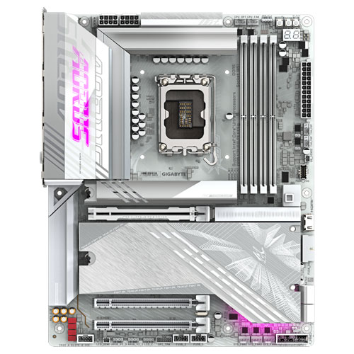 ギガバイト Z890 AORUS ELITE X ICE [マザーボード Intel Z890/LGA1851/DDR5/Thunderbolt 4/2.5GbE/Wi-Fi 7/ATX]