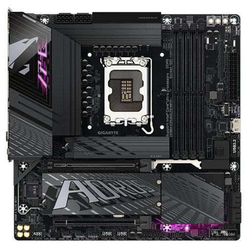 ギガバイト Z890M AORUS ELITE WIFI7 [Intel Z890/LGA1851/DDR5/USB4/2.5GbE/Wi-Fi 7/Micro ATX Thunderbolt AIC対応]