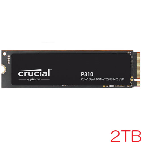 クルーシャル CT2000P310SSD8-JP [2TB Crucial P310 SSD M.2(2280) NVMe PCIe Gen 4 x4 440TBW 国内正規代理店品]