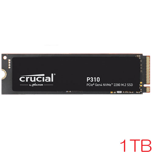 クルーシャル CT1000P310SSD8-JP [1TB Crucial P310 SSD M.2(2280) NVMe PCIe Gen 4 x4 220TBW 国内正規代理店品]