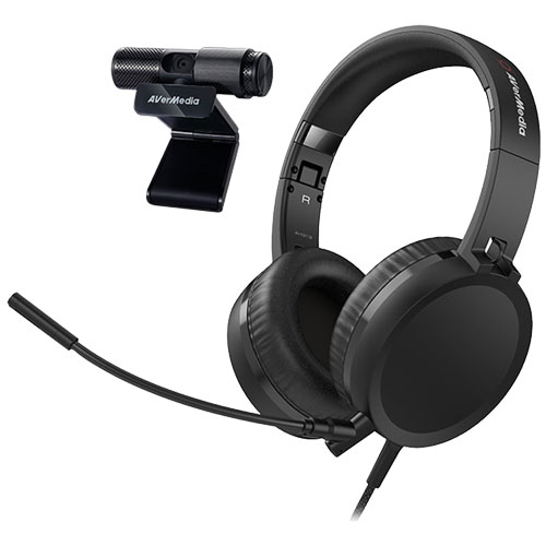 AVerMedia BO317 [Video Conference KIT (Live Streamer CAM 313 - PW313 & USB HEADSET - AH313)]