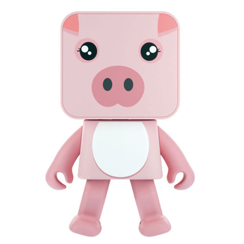 MS-DDS-PIG [踊るダンシングスピーカー ピッグ 充電式 Bluetooth 5.1]