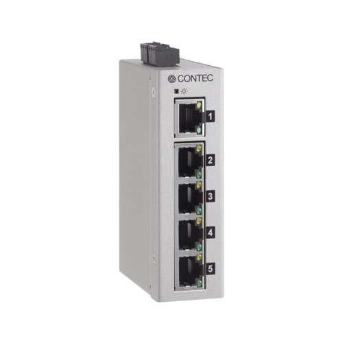 コンテック SH-9005F [産業用スイッチングHUB ギガビット 5ポート]