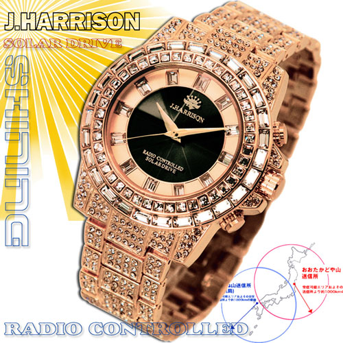 J.HARRISON JH-025PB [シャイニングソーラー電波時計]