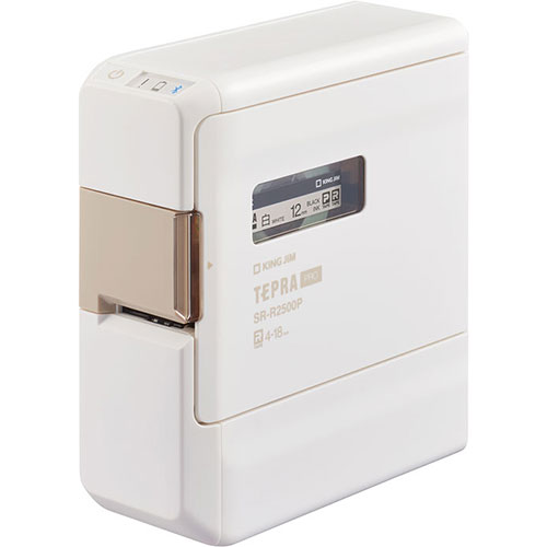 キングジム KJ-SR-R2500P-WH [ラベルプリンターテプラPRO ホワイト]