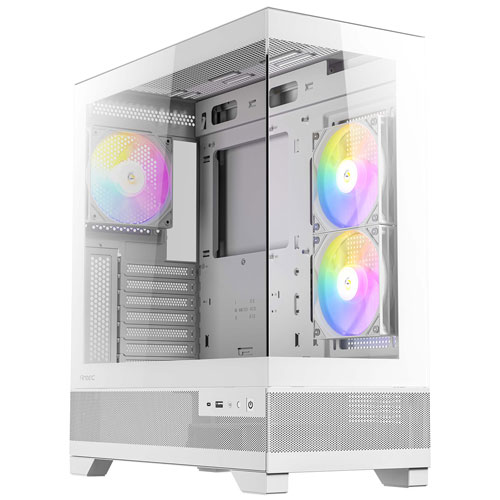 ANTEC ATX ミドルタワーケース CX700 ARGB White ピラーレス式 3×ARGBファン搭載