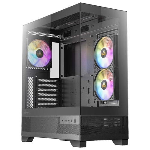ANTEC ATX ミドルタワーケース CX700 ARGB ピラーレス式 3×ARGBファン搭載