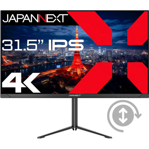 JAPANNEXT JN-IPS315U-HSP [液晶ディスプレイ 31.5型/3840×2160/ブラック]
