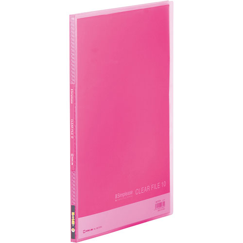 キングジム KJ-186TSPH-PKX30 [【30個セット】シンプリーズ クリアーファイル 10P ピンク]