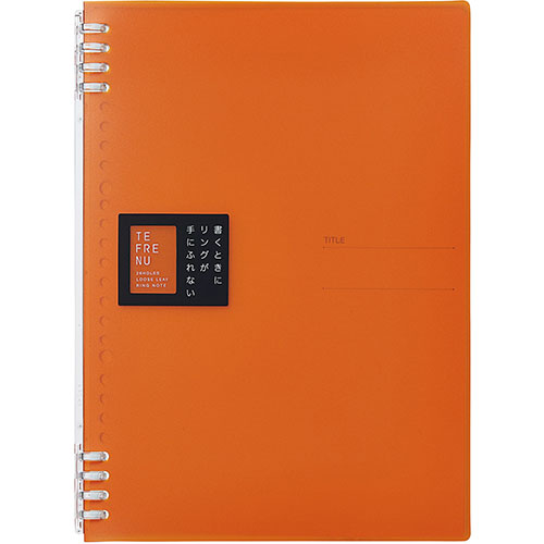 キングジム KJ-9855TTE-ORX10 [【10個セット】TEFRENU リングノート B5 オレンジ]