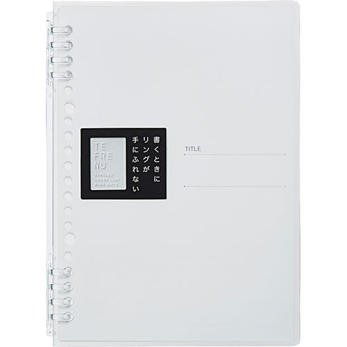 キングジム KJ-9854TTE-CLX10 [【10個セット】TEFRENU リングノート A5 透明]