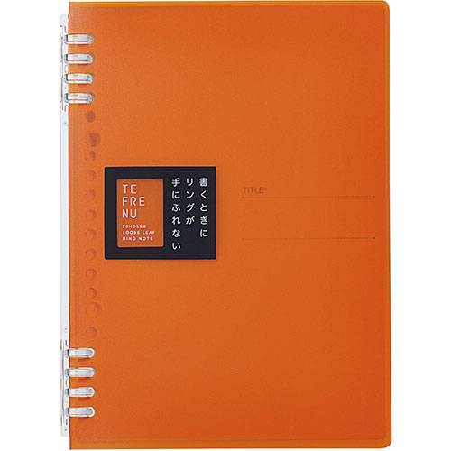 キングジム KJ-9854TTE-ORX10 [【10個セット】TEFRENU リングノート A5 オレンジ]