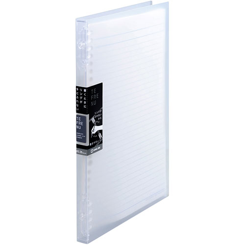 キングジム KJ-476TTE-CLX10 [【10個セット】TEFRENU バインダーノート B5 スリム 透明]