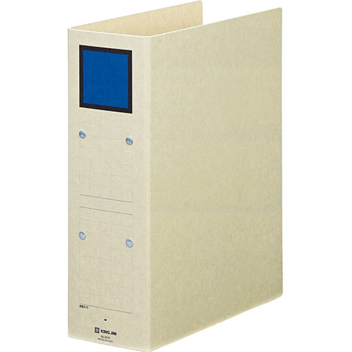 キングジム KJ-4378-BLX10 [【10個セット】保存ファイル A4S 青]