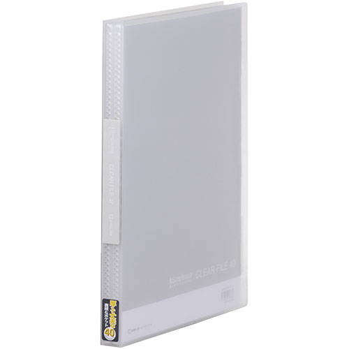 キングジム KJ-186TSPW-CLX10 [【10個セット】シンプリーズ クリアーファイル 40P透明]