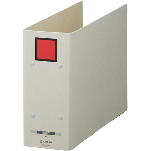 キングジム KJ-4088-RDX10 [【10個セット】保存ファイル ドッチ 赤]