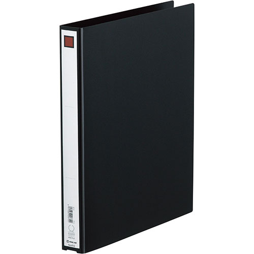 キングジム KJ-612-BKX10 [【10個セット】リングファイル エコノミーA4S 黒]