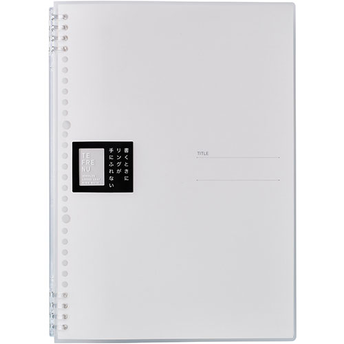 キングジム KJ-9856TTE-CLX10 [【10個セット】TEFRENU リングノート A4 透明]