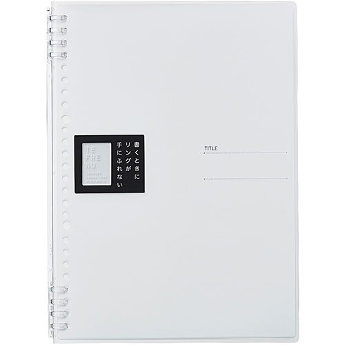 キングジム KJ-9855TTE-CLX10 [【10個セット】TEFRENU リングノート B5 透明]