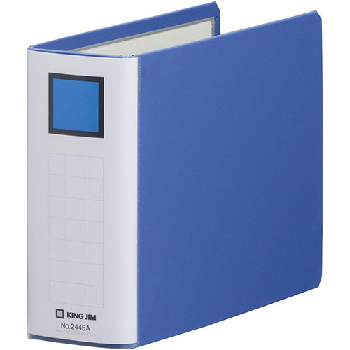 キングジム KJ-2445A-BLX5 [【5個セット】キングファイルSDDE A5E 青]