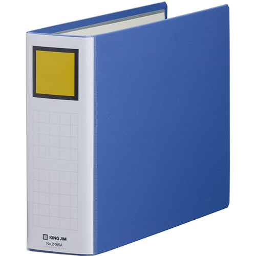キングジム KJ-2486A-BLX5 [【5個セット】キングファイルSDDE A4E 青]