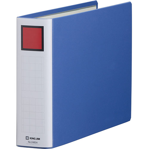 キングジム KJ-2485A-BLX5 [【5個セット】キングファイルSDDE A4E 青]