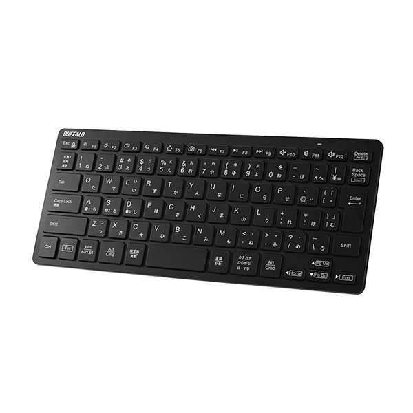 バッファロー（サプライ） BSKBB340BK [Bluetooth5.0 ミニキーボード 日本語配列 ブラック]