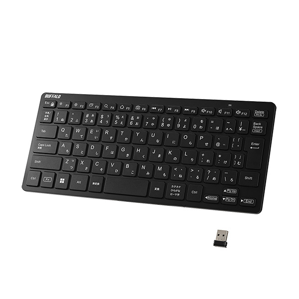 バッファロー（サプライ） BSKBW350BK [無線 ミニキーボード 日本語配列 ブラック]