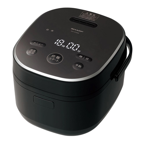 シャープ KS-CF05E-B [ジャー炊飯器 0.5～3合炊き ブラック系]
