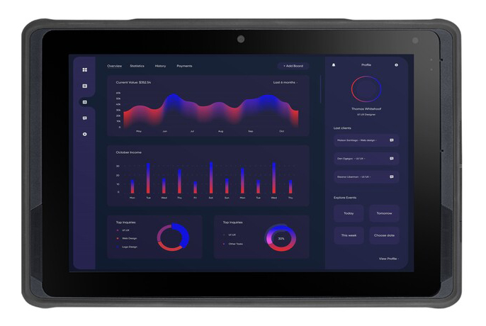 アドバンテック 産業用タブレットPC AIM-68S-201010 [インダストリアルタブレット (N50/8/128/W11 IoT)]