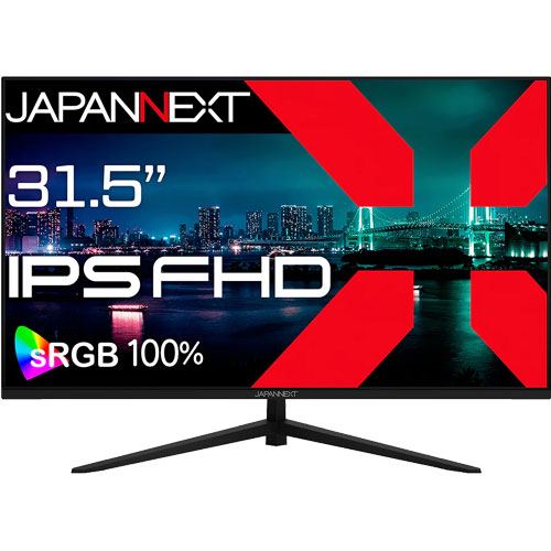 JAPANNEXT JN-IPS315F [液晶ディスプレイ 31.5型/1920×1080/ブラック]