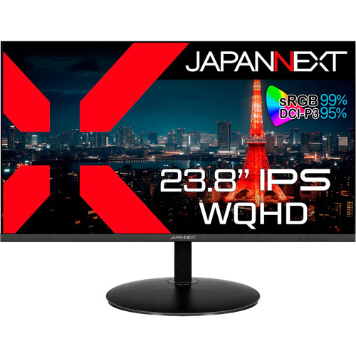 JAPANNEXT JN-IPS2380FLWQHD-N [液晶ディスプレイ 23.8型/2560×1440/ブラック]