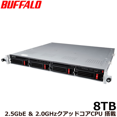 バッファロー TS3430RN0804 [TS3430RNシリーズ 4ベイラックマウントNAS 8TB]