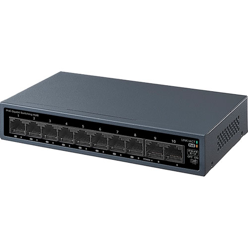 アイ・オー・データ BSH-GP210 [IEEE802.3at 10ポートL2アンマネージGiga PoEハブ]