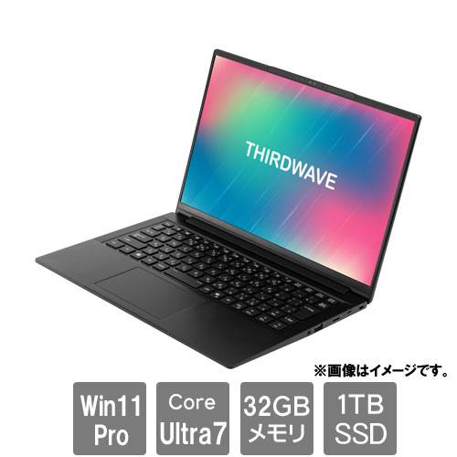 サードウェーブ THIRDWAVE F-14LN7LA-B(IDTZ) [F-14LN7LA-B (Core Ultra 7 258V 32GB SSD1TB 14 Win11Pro)]