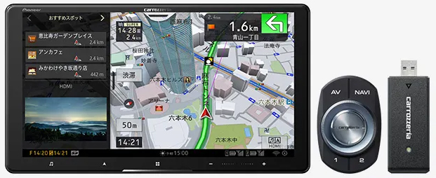 パイオニア AVIC-CQ912Ⅳ-DC [9V型HD・AV一体型メモリーナビ ネットワークスティックセット]
