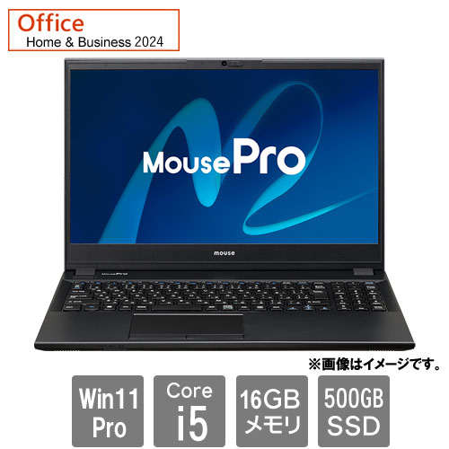 MCJ L5I5U01BKBBAW101BEC-BPQD2 [MousePro L5-I5U01BK-B (i5-1235U 16GB SSD500GB 15.6 Win11Pro H&B2024 3Y)]