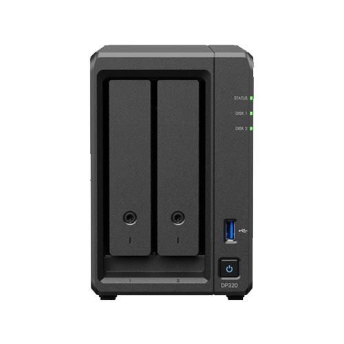 Synology DP320 [ActiveProtectアプライアンス 8TB 2ベイ NAS (AMD R1600 8GBメモリ GbE)]