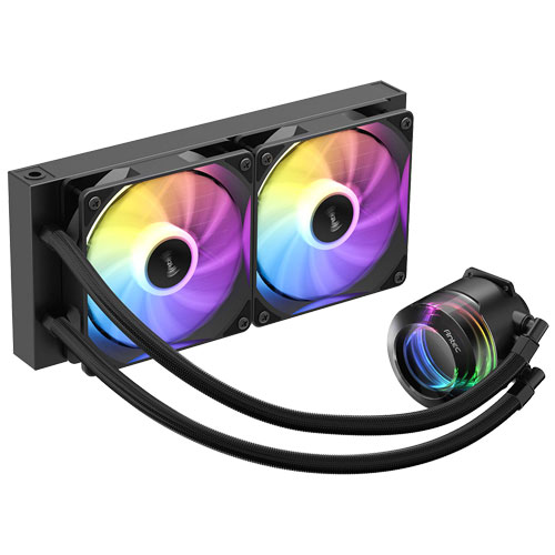 ANTEC Vortex Lum 240 ARGB [240mmサイズラジエータ採用オールインワン水冷CPUクーラー RGBコントローラーハブ付]