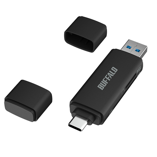 バッファロー（サプライ） BSCR130U3CBK [Type-C/Type-A接続 USB3.2 Type-Cカードリーダー]
