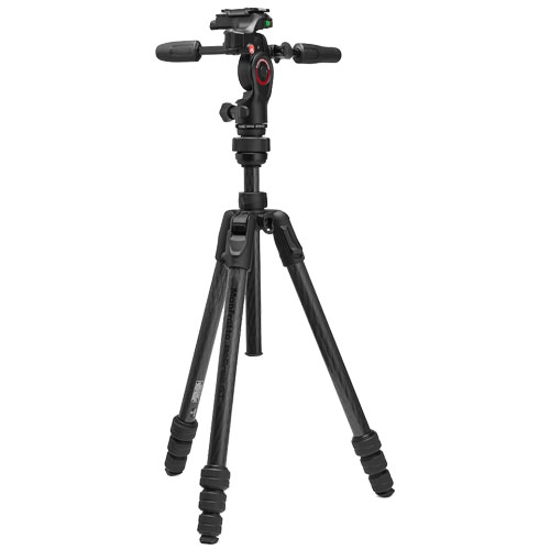 マンフロット MKBFRTC4GTFB-3W [befree GT FB カーボントラベル三脚キット 4段 ツイストロック 3ウェイ雲台付 ケース付]