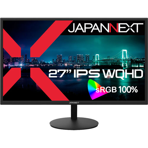 JAPANNEXT JN-IPS27Q [液晶ディスプレイ 27型/2560×1440/ブラック]