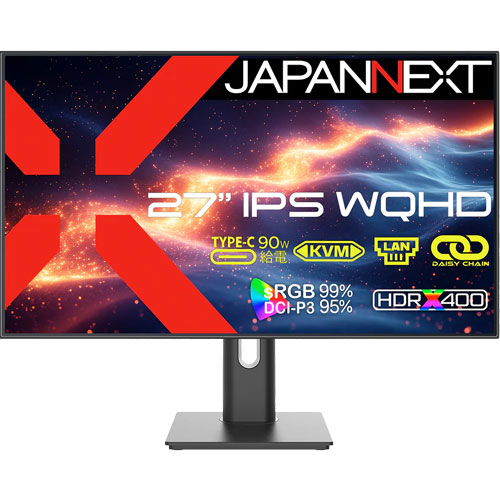 JAPANNEXT JN-IPS27Q4FL-HSPC9-DL [液晶ディスプレイ 27型/2560×1440/ブラック]