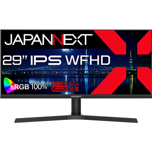 JAPANNEXT JN-IPS292WFHD-HSP-C65W [液晶ディスプレイ 29型/2560×1080/ブラック]